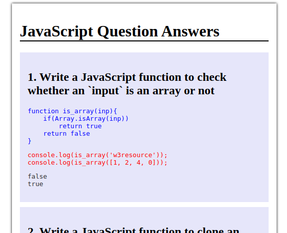 Javascript Questions on Objects